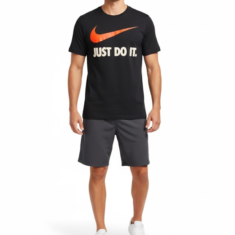 Nike Dark Blue Medium "Just Do It" Short Sleeve Tee